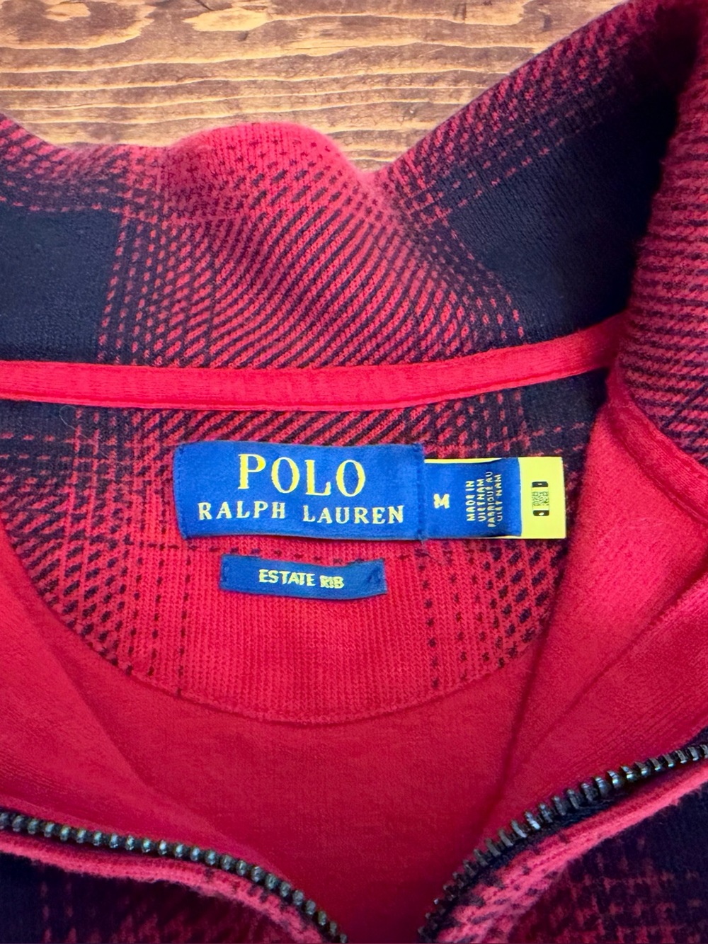 Buffalo Check Estate Rib Pullover - Picture 2 of 5